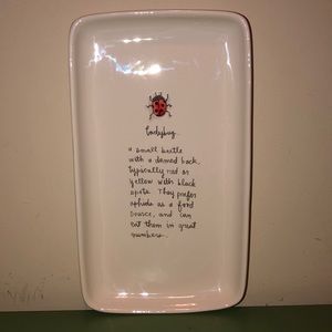 Rae Dunn “Ladybug” Tray